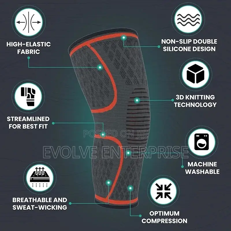 1PC Fitness Running Cycling Knee Support Braces