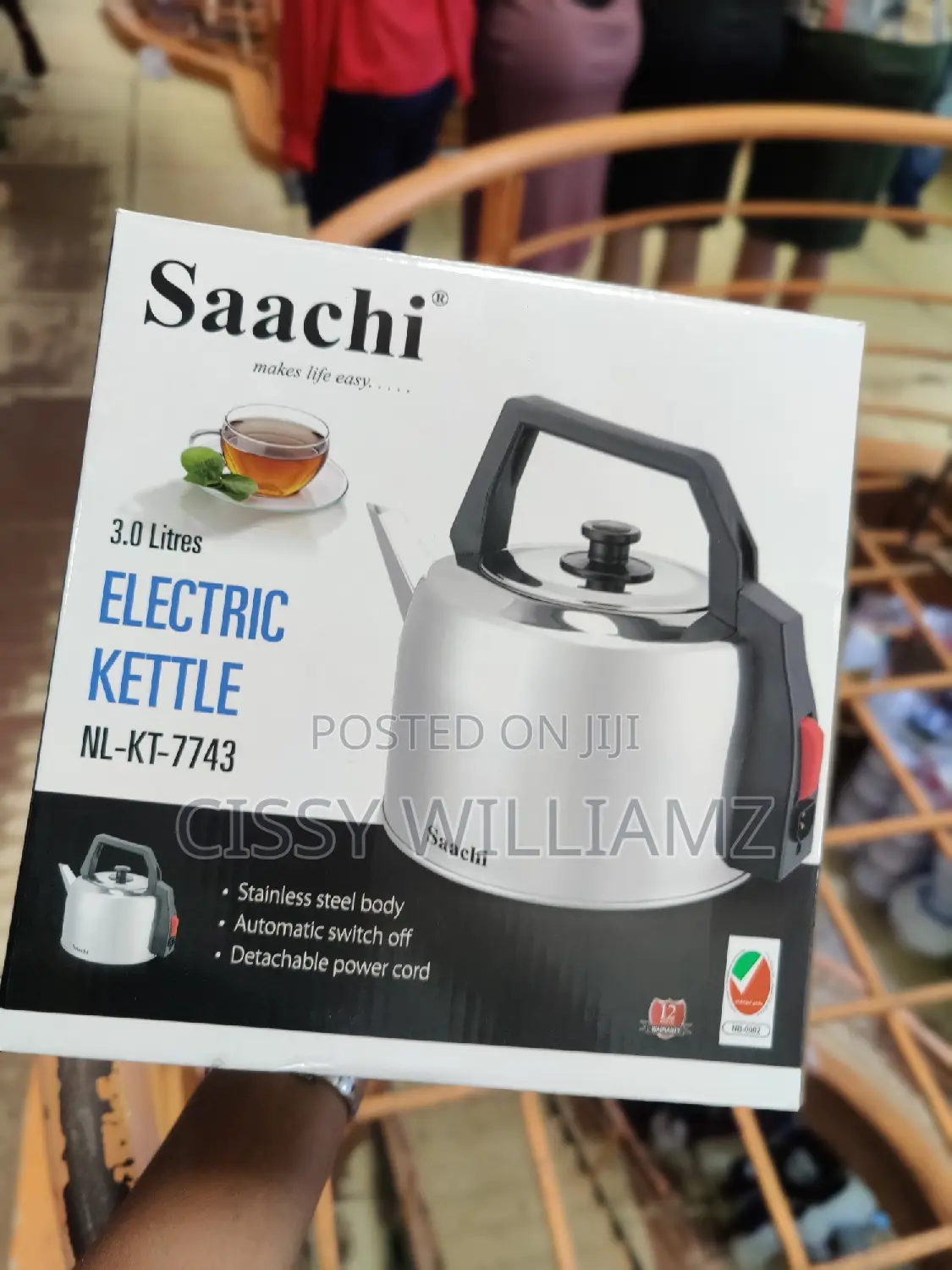 Saachi Kettle/Saachi Electric Kettle/Saachi 3l Kettle