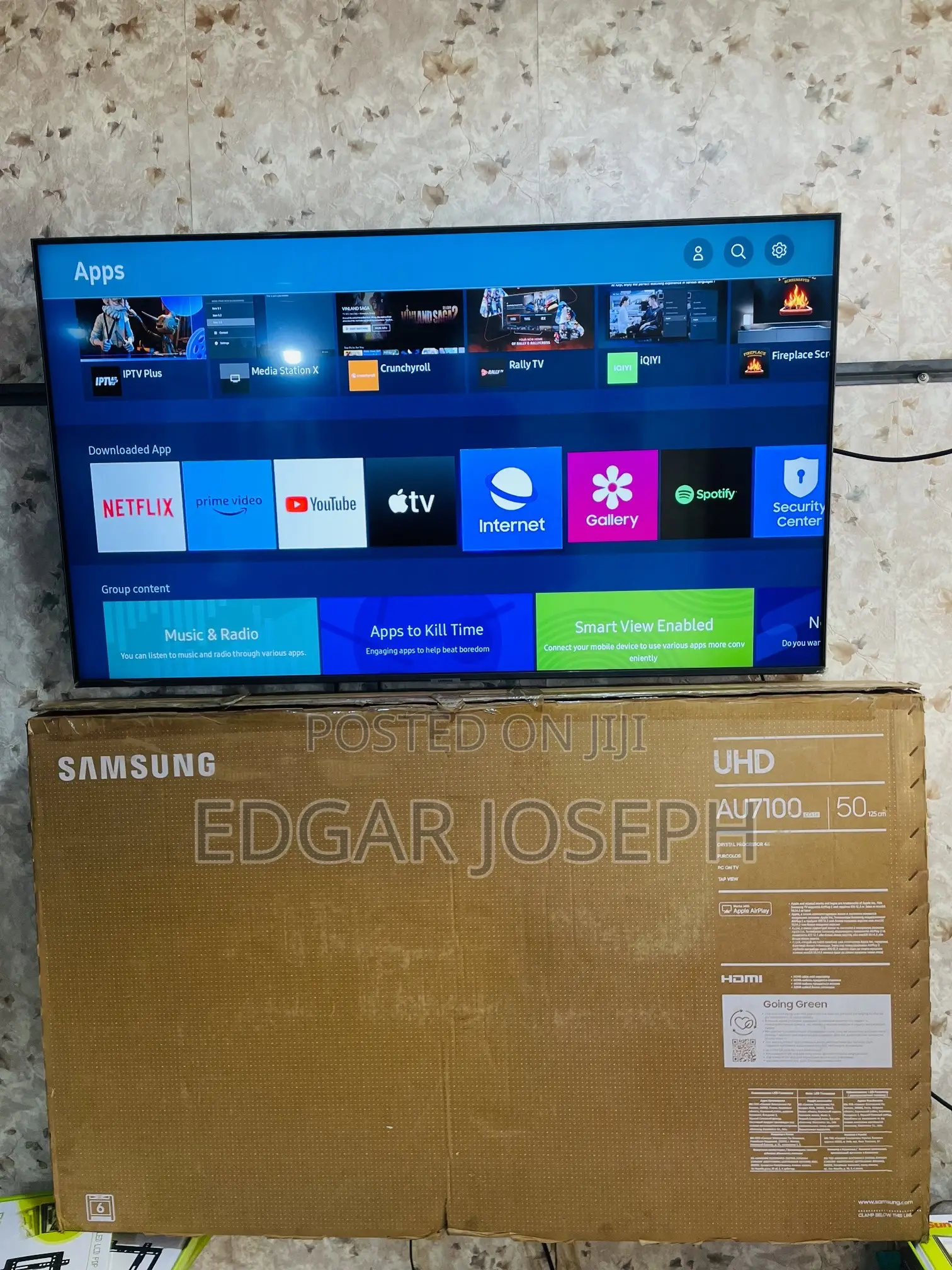 Samsung Au7100 Uhd 50 Inches
