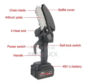 Electric Chainsaw With Rechargeable Battery