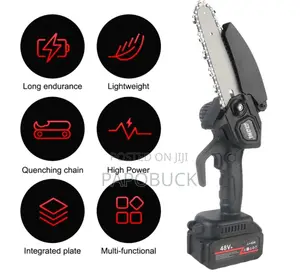 Electric Chainsaw With Rechargeable Battery