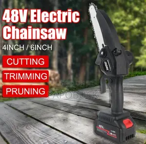 Electric Chainsaw With Rechargeable Battery