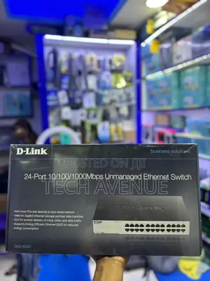Photo - 24port Dlink Gigabit Switch Dgs24c Dlink 24port Gigabit Swit