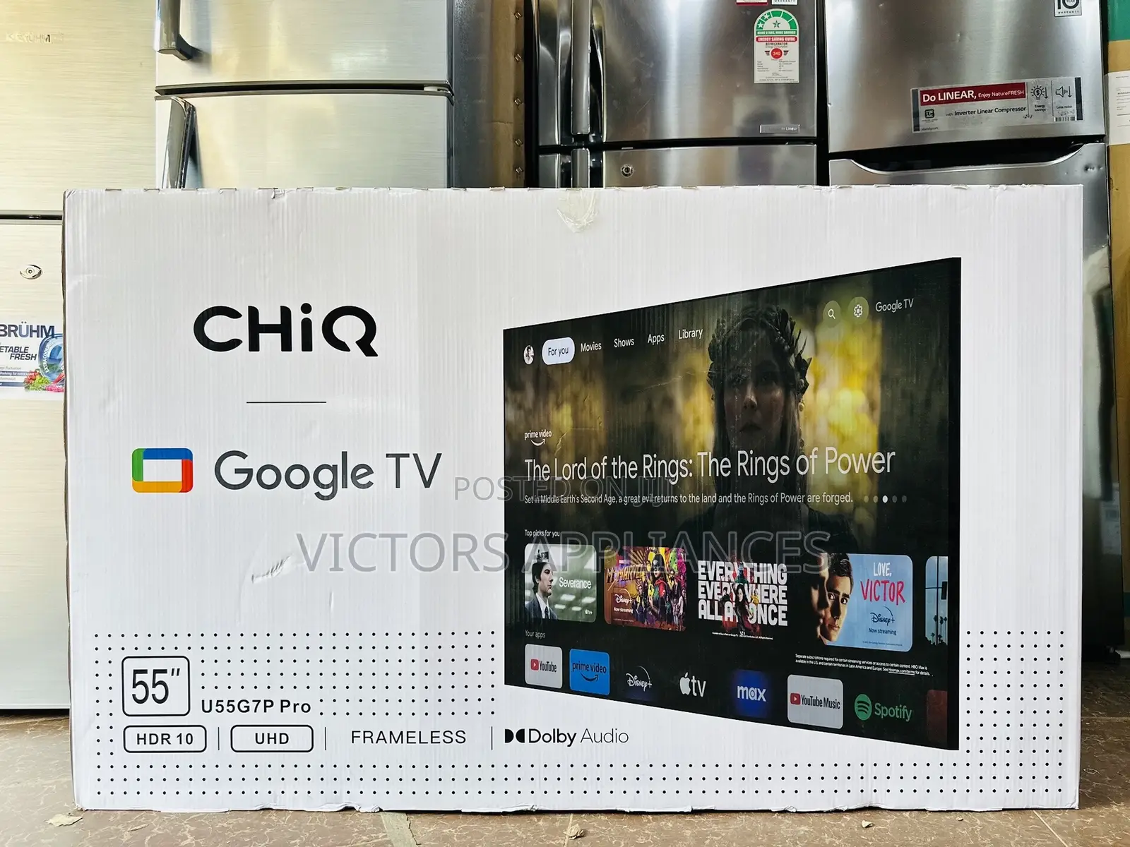 Chiq 55” Uhd Android Smart Tv