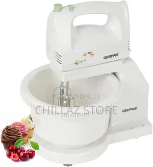 Geepas GHB2002 Stand Mixer With Stand Bowl