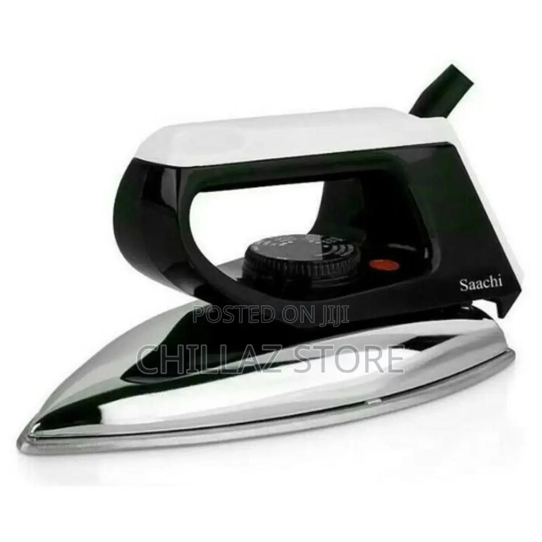 Saachi Non Stick Dry Flat Iron NL-IR-145-BK – Silver, Black