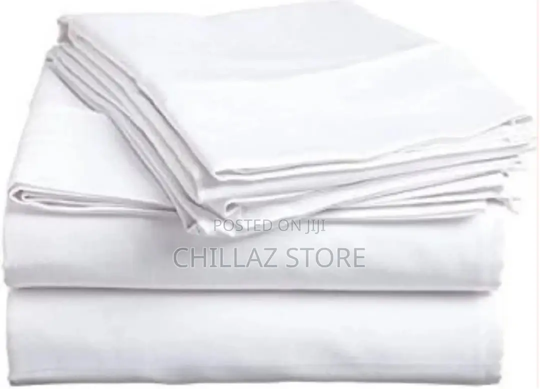Home Fashion 5*6 Cotton Bedsheets With 2 Pillow Cases