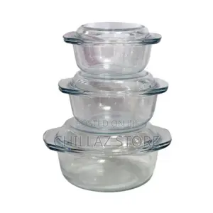 Glass Mexxi 6pcs Round Glass Casserole Set/Serving Dishes