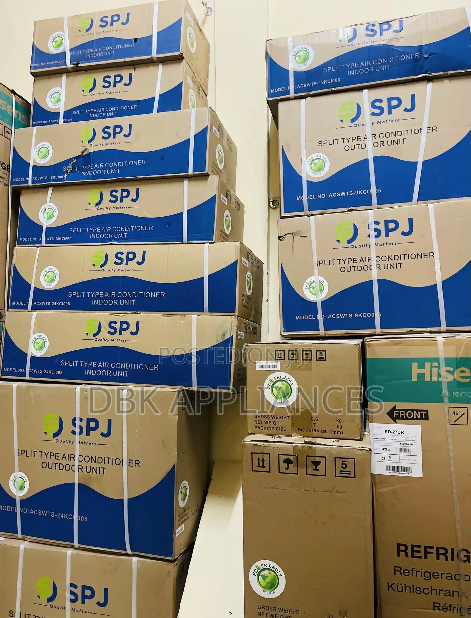 SPJ Air Conditioners for Home Offices Original 2yr Warrant