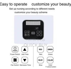 7 Colors Led Light Therapy Face Mask