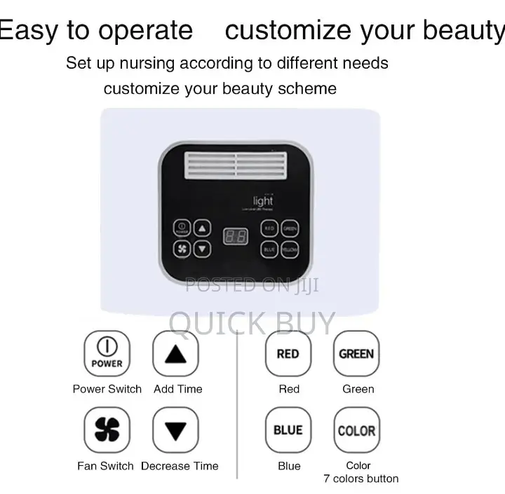 7 Colors Led Light Therapy Face Mask