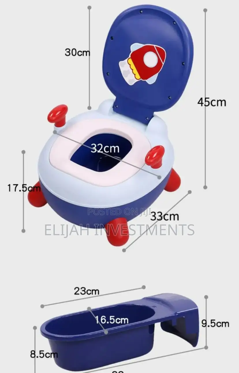 New Toilet PP Potty PVC PU Plastic Potty Baby Trainer