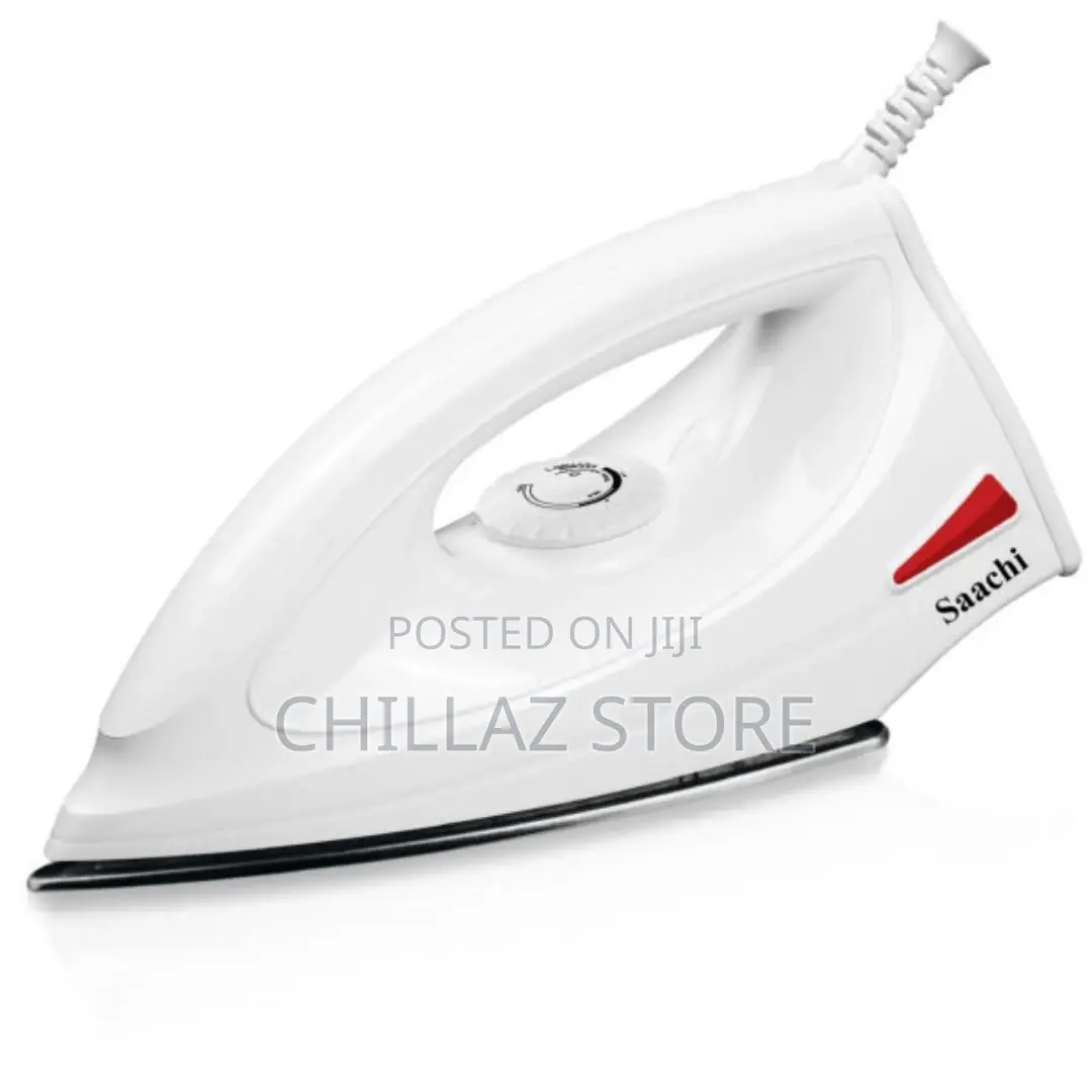 Saachi Dry Iron NL-IR151-WH With a Stainless Steel Soleplate
