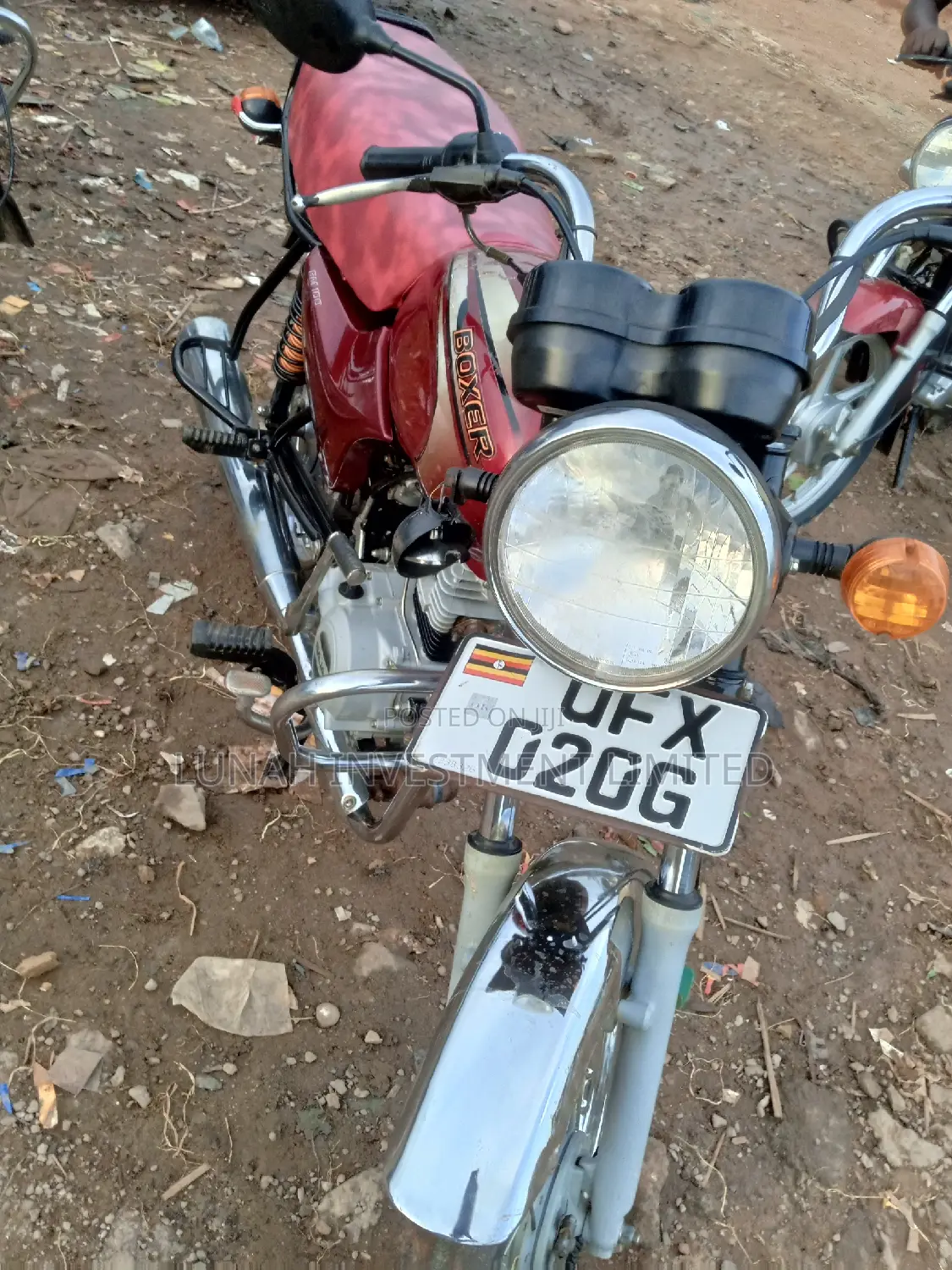 New Bajaj Boxer 2024 Red