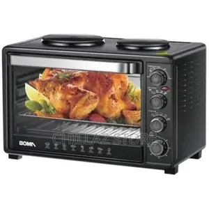 Boma 50 Litres Electric Grill Oven Cooker With 2 Hot Plates-