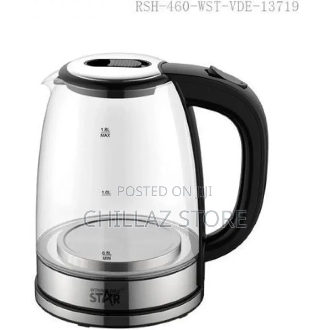 Winningstar 1.8L SS201 High Glass Electric Kettle