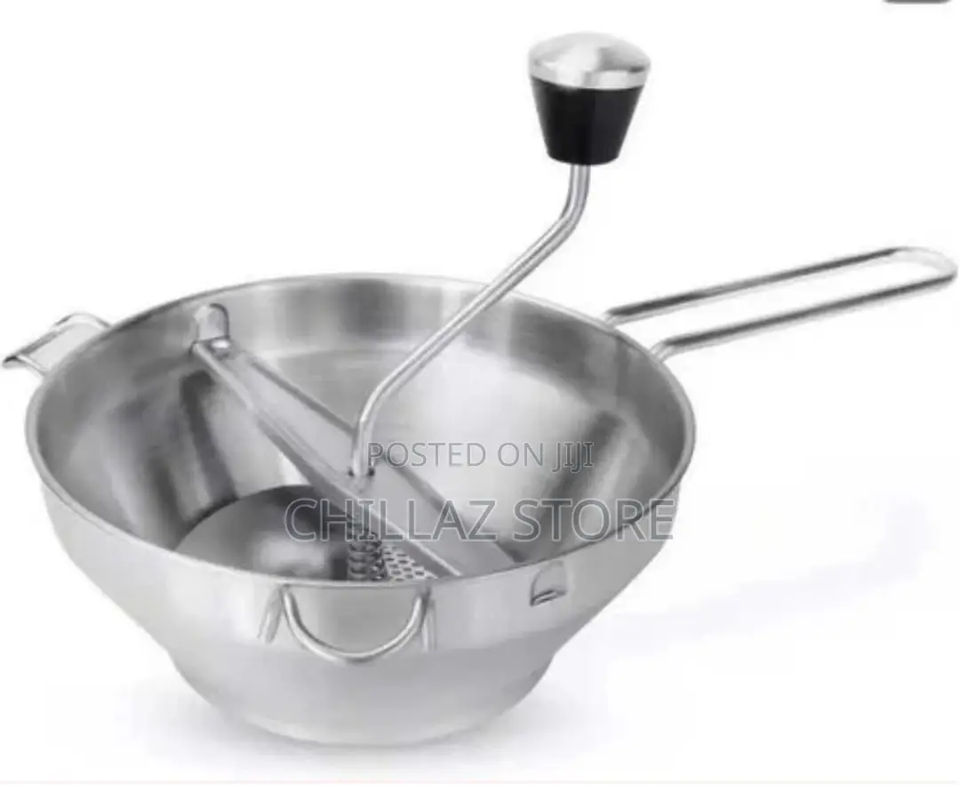 Potato Masher Food Mill for Straining Grating Fruits
