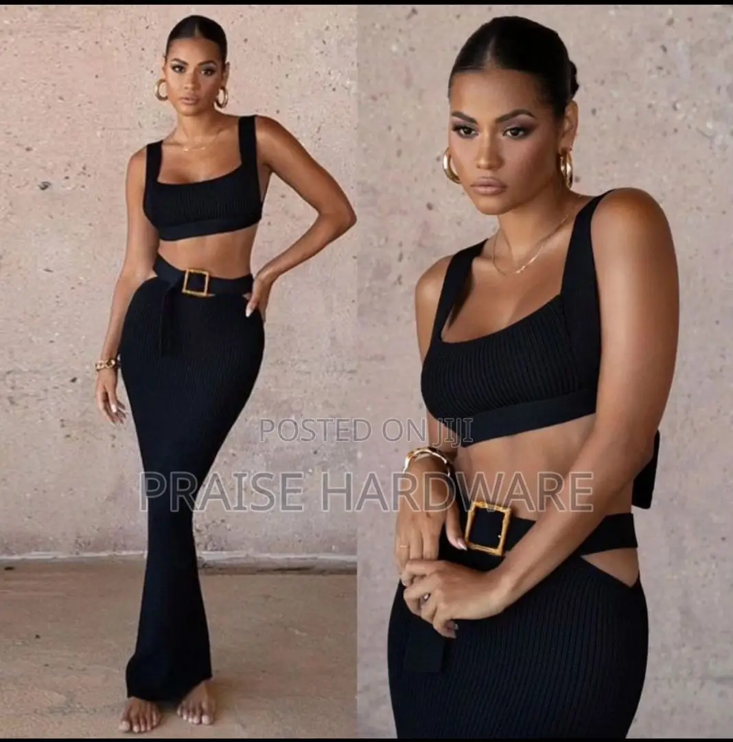 Open Long Skirt Outfit