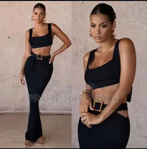 Open Long Skirt Outfit