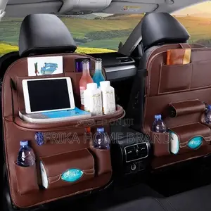 Car Storage Bag Seat Back Organizer Travel Mini Table Tray
