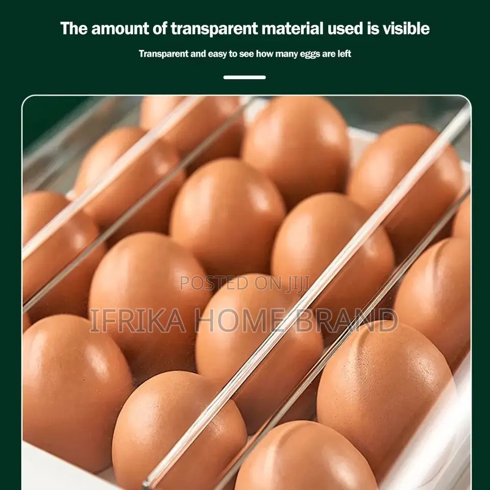 Automatic Scrolling Egg Rack Holder Drawer Storage Box 2