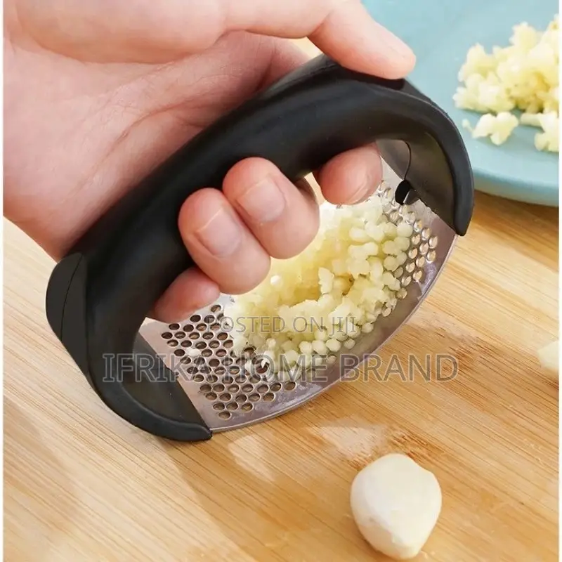 Stainless Steel Garlic Press Crusher Manual Garlic Mincer