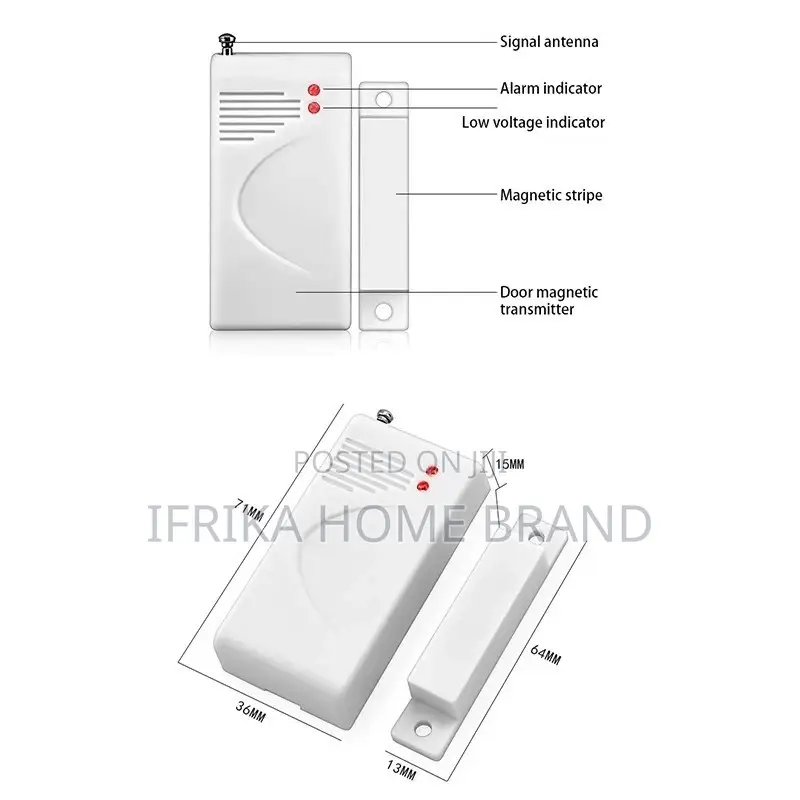 Wireless Extra Door Window Magnetic Sensor Mini Alarm