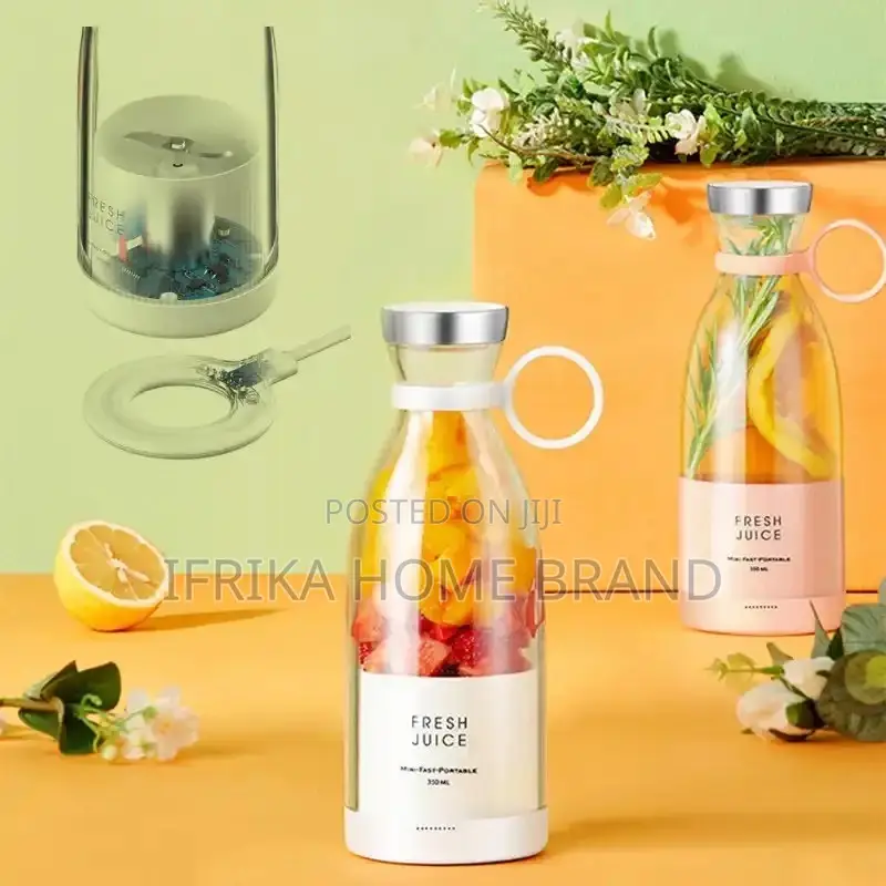 Electric Fresh Fruit Juicer Portable Smoothie Blender Bottle