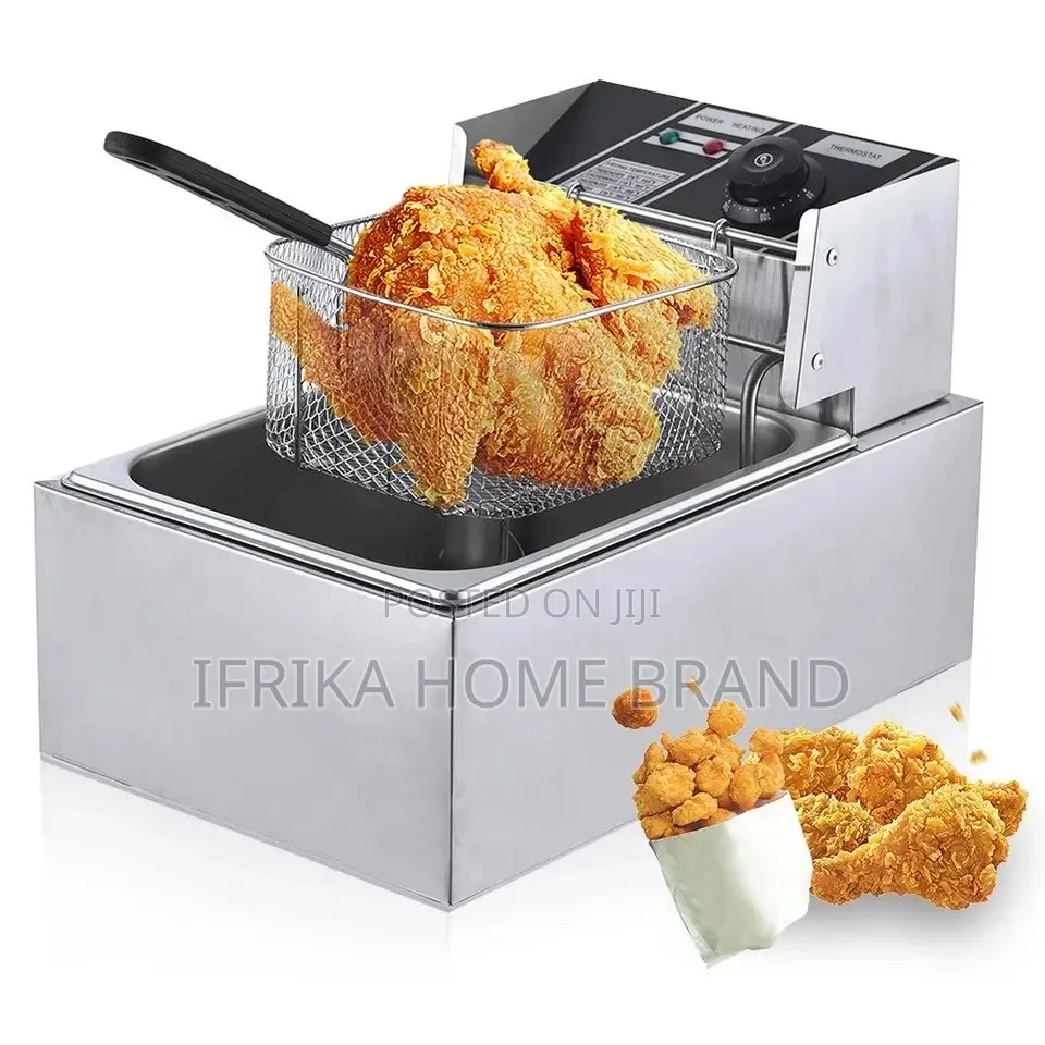 Electric Fryers Multifunctional 6L 2500W Stainless Steel