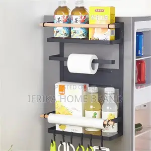 Refrigerator Magnets Ruled Roll Storage Rack Cling Film