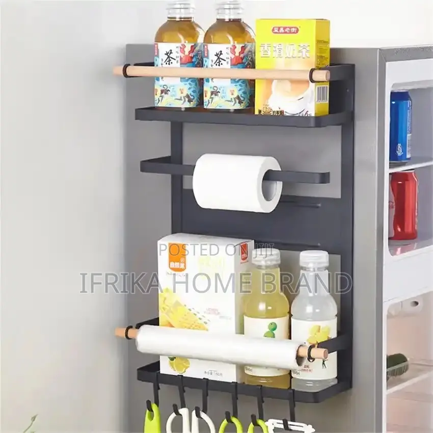 Refrigerator Magnets Ruled Roll Storage Rack Cling Film