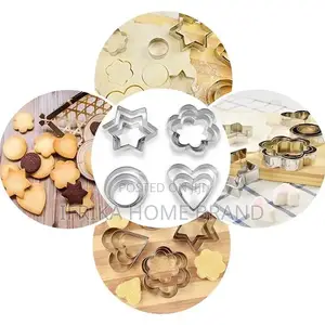 3pcs/Set Stainless Steel Candy Biscuit Jelly Cookie Cutter