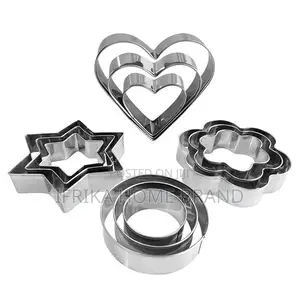 3pcs/Set Stainless Steel Candy Biscuit Jelly Cookie Cutter
