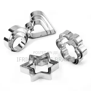 3pcs/Set Stainless Steel Candy Biscuit Jelly Cookie Cutter