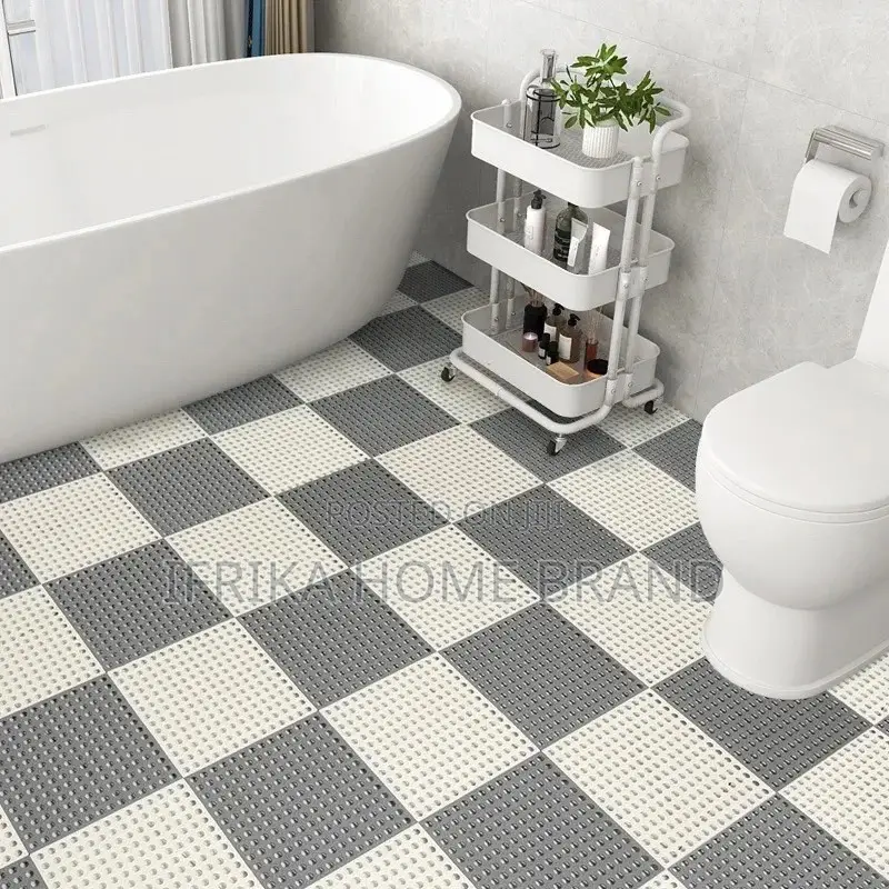 Non-Slip Bath Mat Waterproof Rug Bathroom Carpet Anti Slip