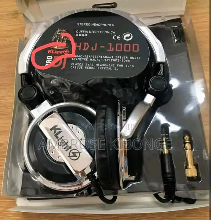 Clear Sound Quality POWER HDJ-1000 Portable Studio Headphone