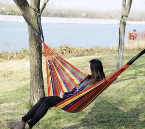 Photo - Outdoor Camping Canvas Hammock