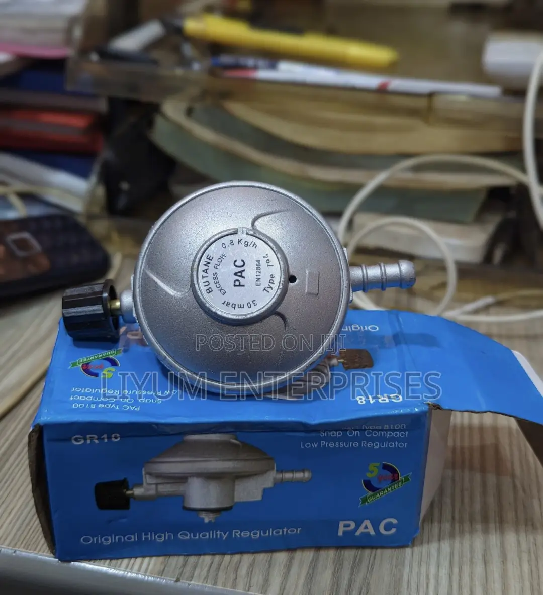 Pac 6kg Regulator for Shell,Total, Stabex ,Ola Gas Cylinders
