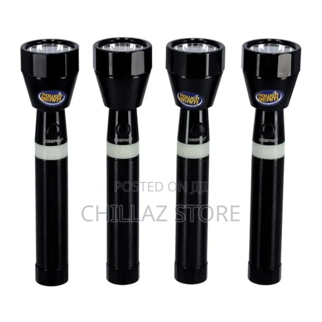 Geepas Torch 4pcs Rechargeable LED Flashlight