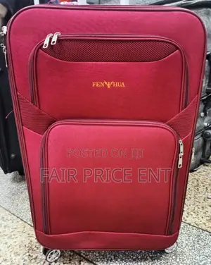 Original Cloth Suitcase .Large.( Red)