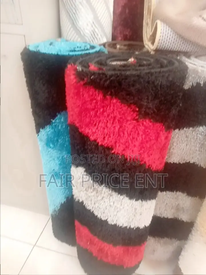 Original Shaggy Bedsides Carpet.1.2x2metres.( Blue,Black)