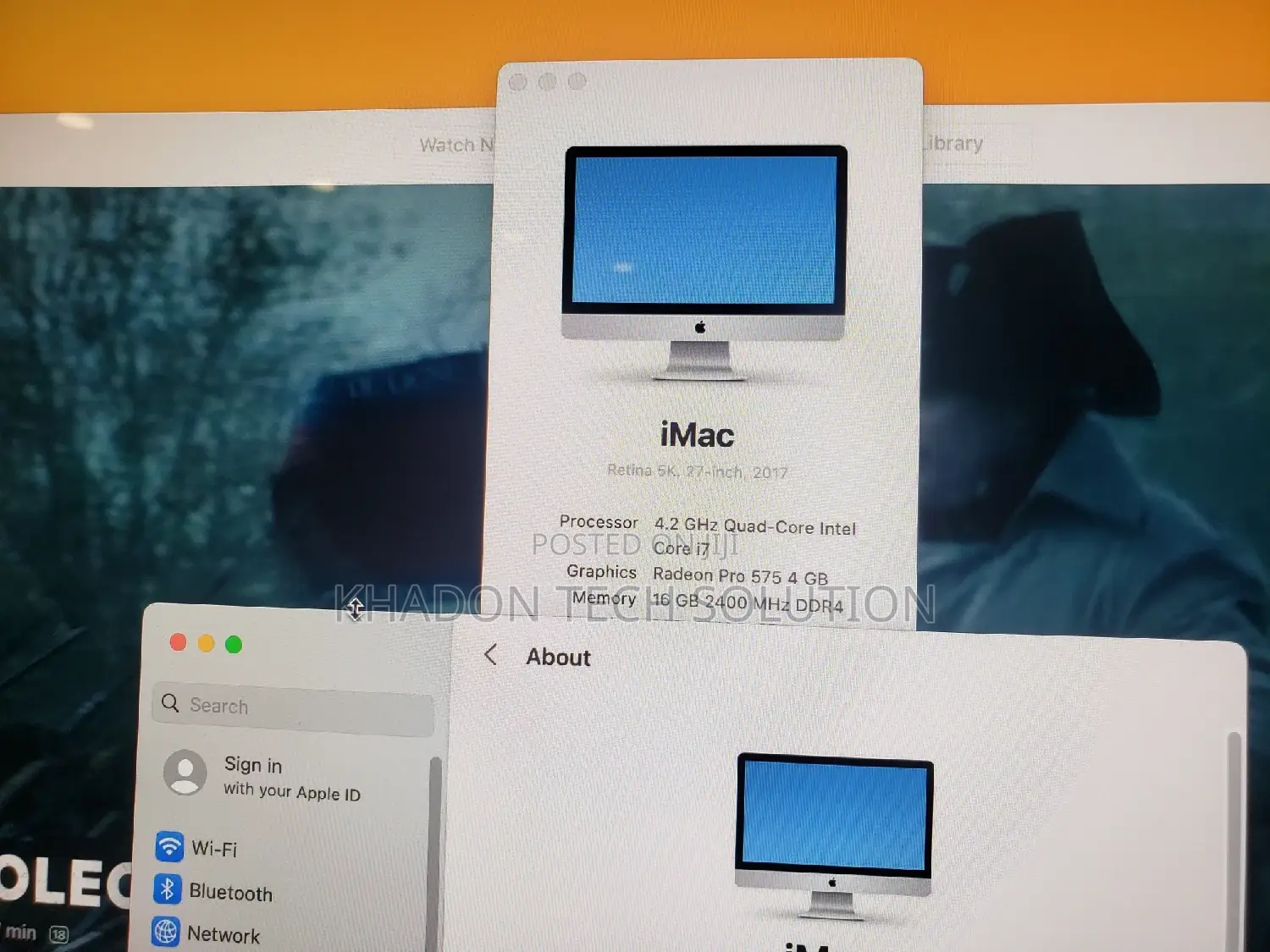 Desktop Computer Apple iMac 16GB Intel Core I7 SSD 500GB