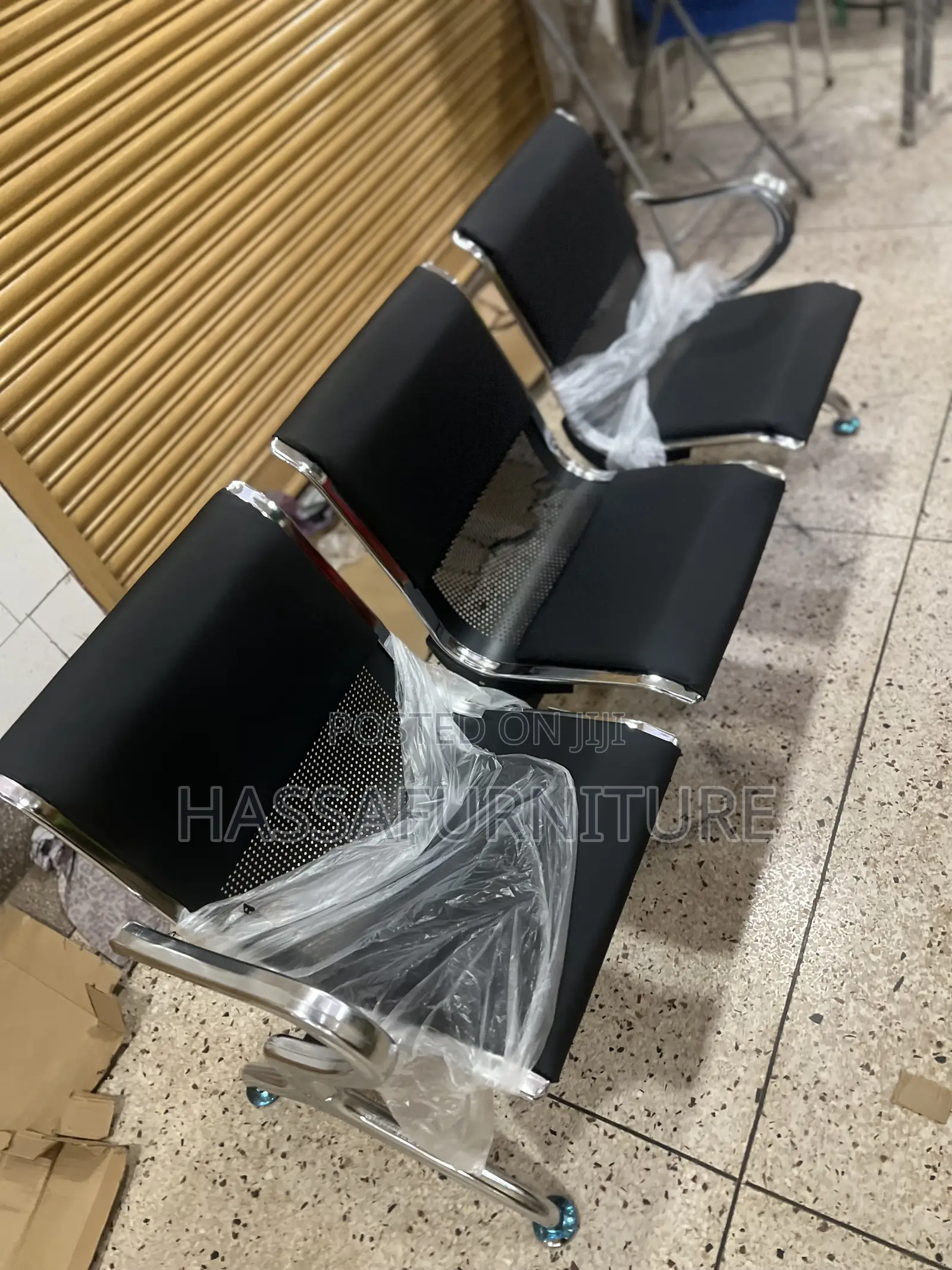 3seaters Salon Waiting Chair