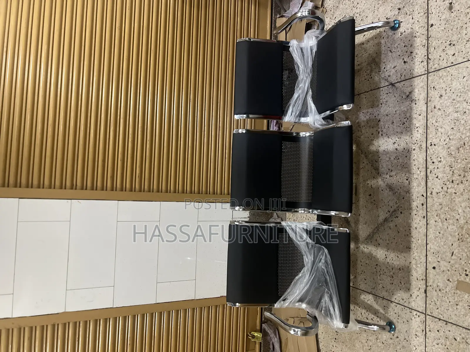 3seaters Salon Waiting Chair