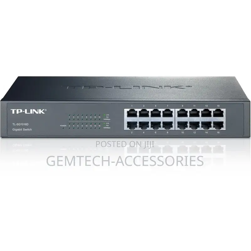 Tplink 16port Gigabit/Racmount Switch TL-SG1016D