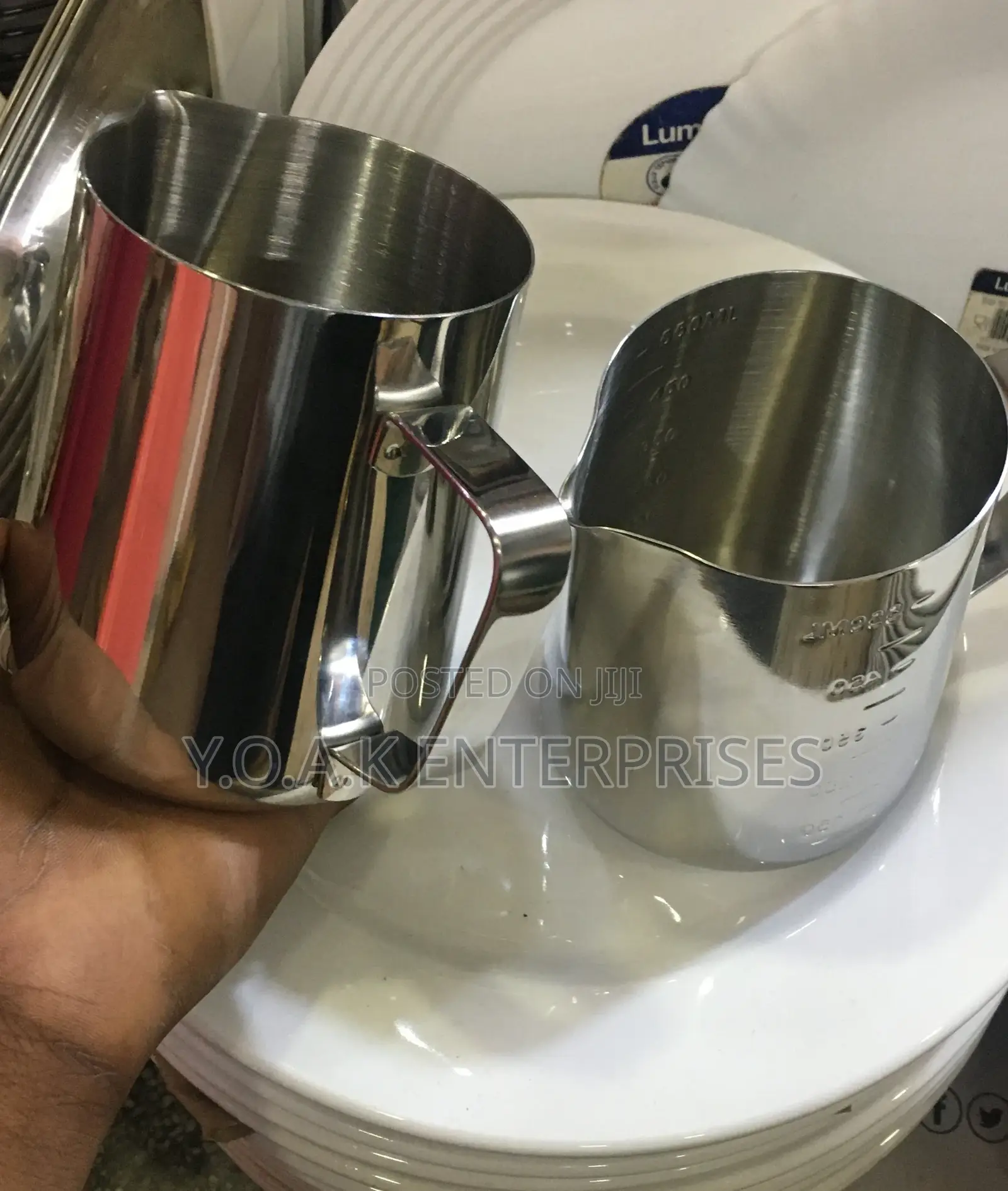 550ml Stainless Steel Milk Frothing Jug Coffee Cup
