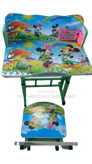 Kids Study Table With Chair Green Hight Adjustable