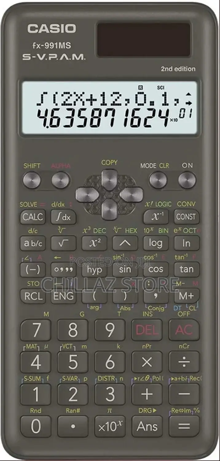 Casio Fx-991ms 2nd Gen Original Scientific Calculator