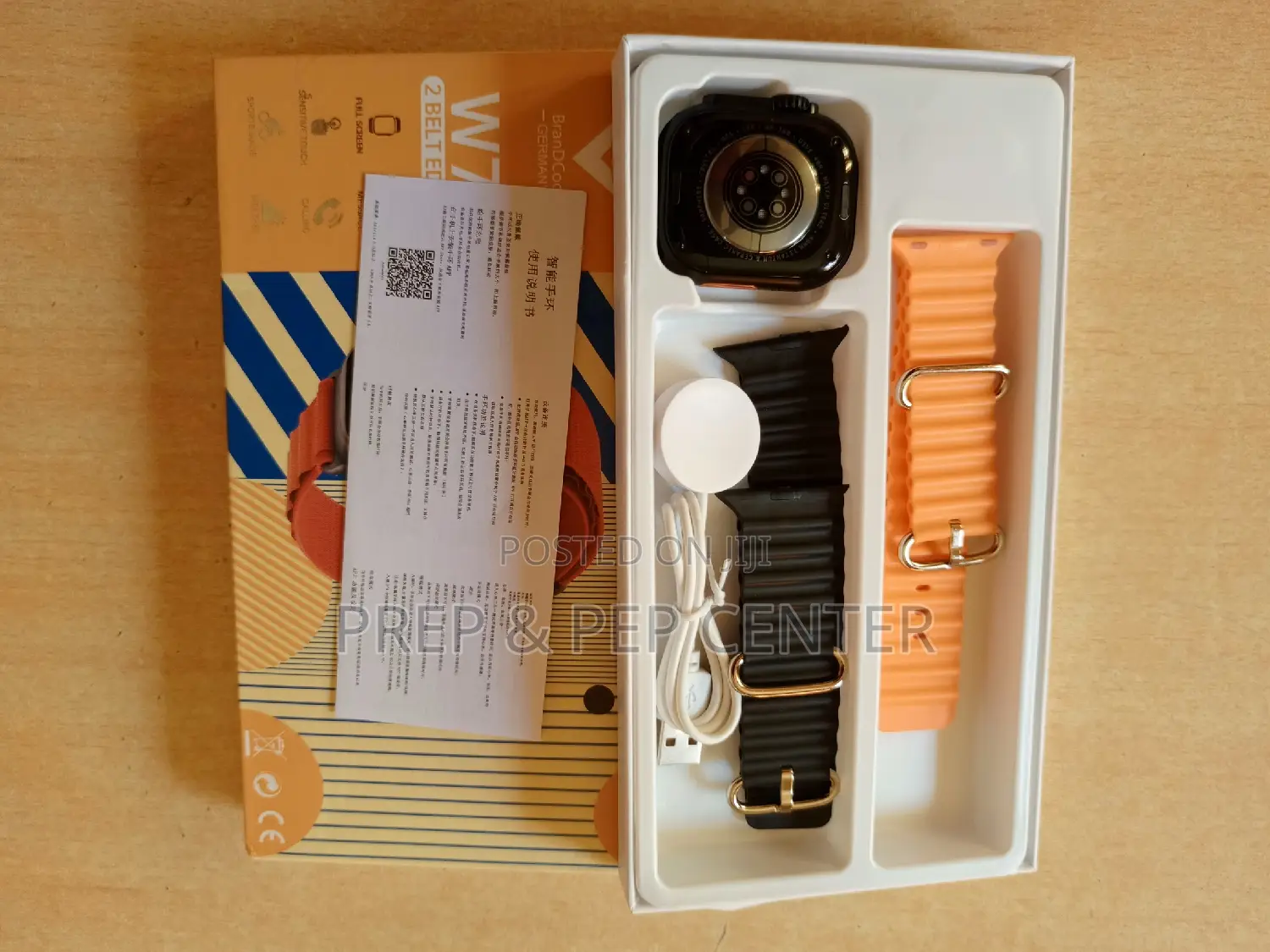 W79 2 Belt Edition Smart Watch Fitness Tracker