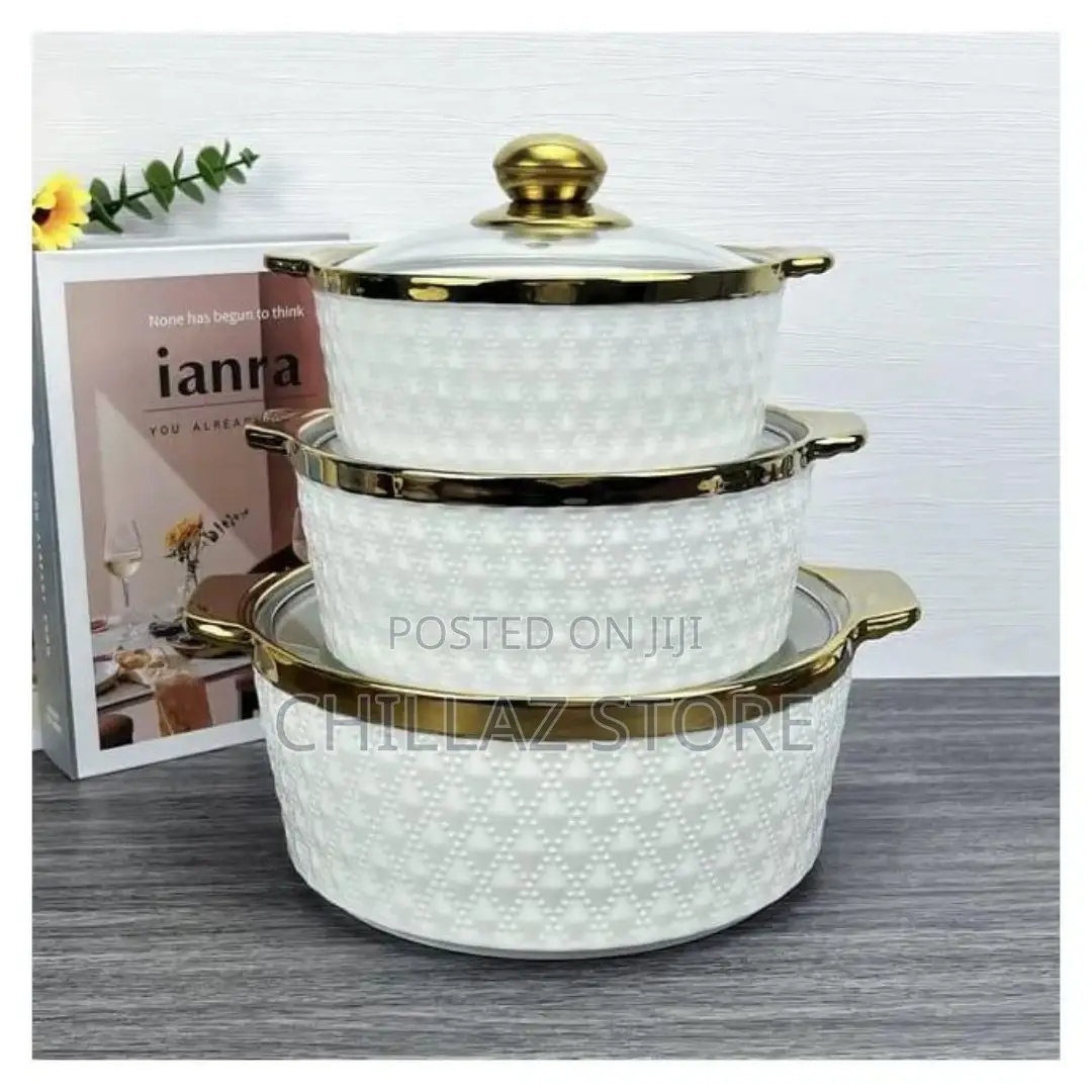 Round Casserole Pot Tableware Candle Fire Heating Hotel